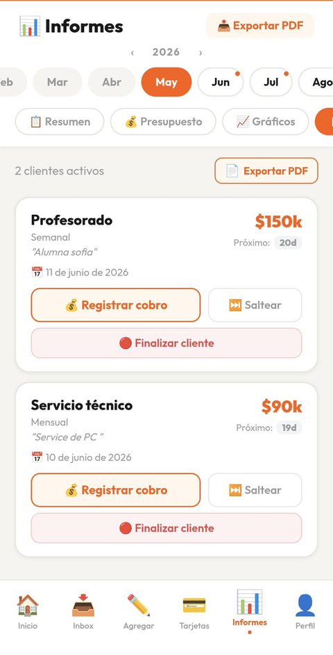 Honorarios y cobros